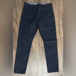 Banana Republic - navy blue Fulton skinny chinos size 30x30